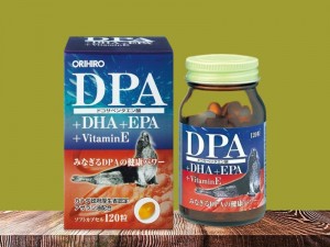 Viên uống bổ não DPA DHA EPA Vitamin E Orihiro 120 viên