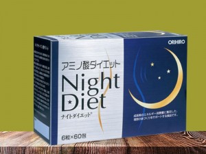 Viên uống giảm cân Night Diet Orihiro hộp 60 gói