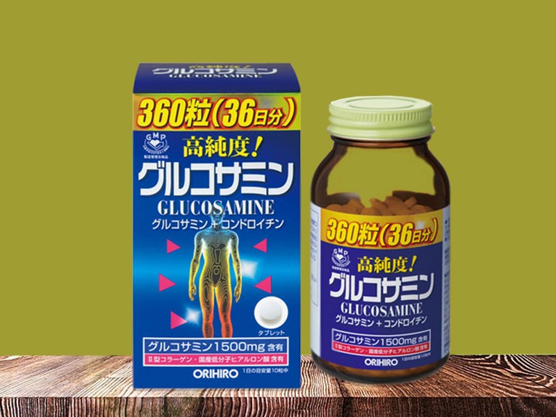 Viên uống bổ xương khớp Glucosamine Orihiro 360 Viên