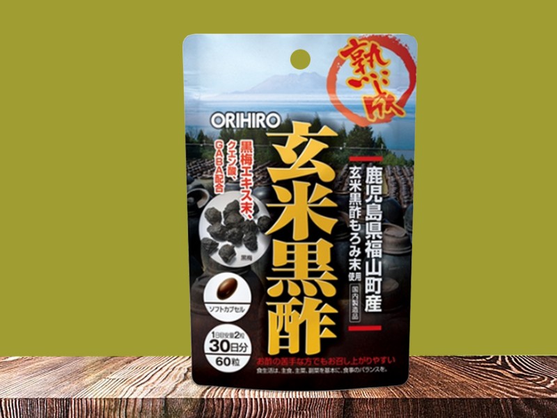 Viên uống giấm gạo hỗ trợ tim mạch Orihiro 60 viên