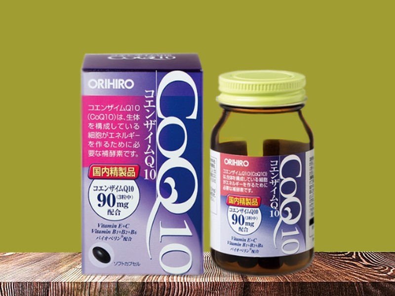 Viên uống hỗ trợ tim mạch Coenzyme Q10 Orihiro 90 viên