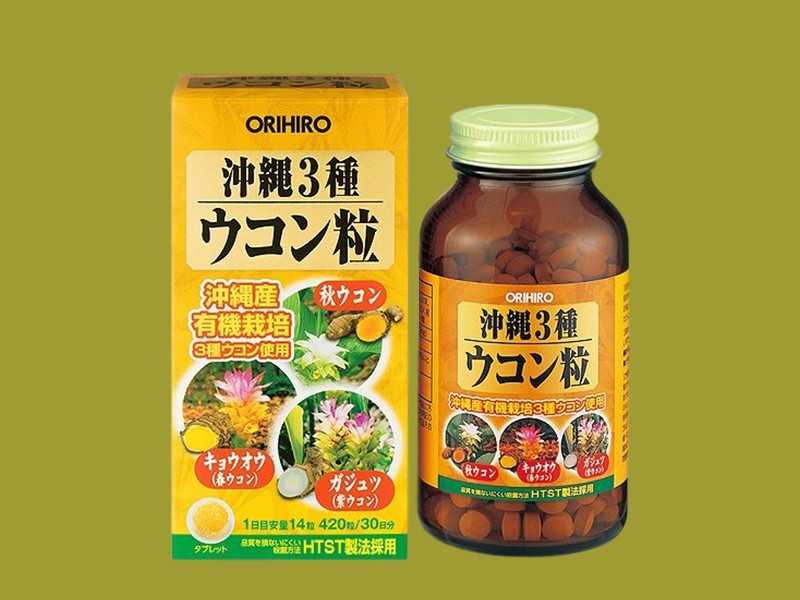 Viên uống nghệ 3 mùa Okinawa Orihiro 420 viên