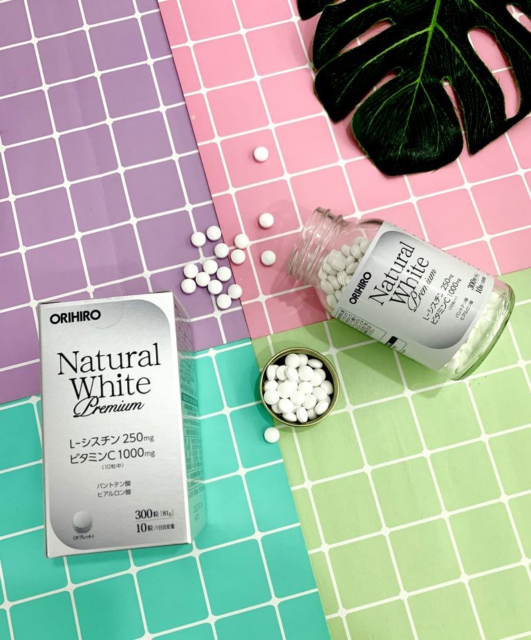 Viên uống trắng da Natural White Premium Orihiro 300 viên